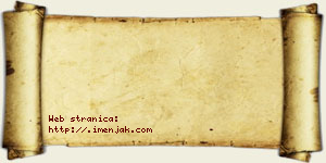 Anđela Šerbula vizit kartica